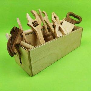 جعبه ابزار چوبی
