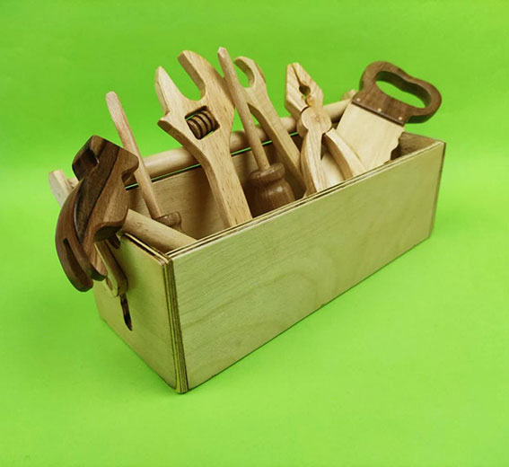 جعبه ابزار چوبی